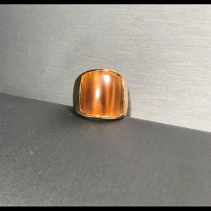 Golden Bronze Cuff Ring